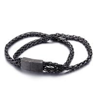 Titanium Steel Bracelet, black ionic, for man & , 10mm Approx 8.5 Inch 