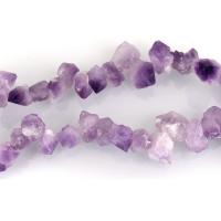 天然紫水晶のビーズ, アメジスト, 10-32x14-25x9-18mm, 穴:約 1mm, 長さ:約 15.5 インチ, 約 42パソコン/ストランド, 売り手 ストランド