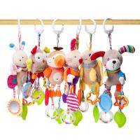 Plüschtiere, PP Baumwolle, mit Plüsch & Kunststoff, mit Glocken & für Baby & verschiedene Stile für Wahl, 190x435mm, verkauft von PC