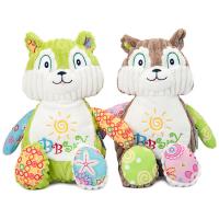 Plush Toys, PP Cotton, with Corduroy, Squirrel, for baby 