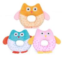 Plush Toys, PP Cotton, with Cloth, Owl, with bells & for baby 