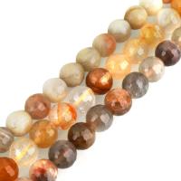 Mixed Gemstone Beads, Round & faceted, 6mm Approx 0.6mm Approx 15 Inch 