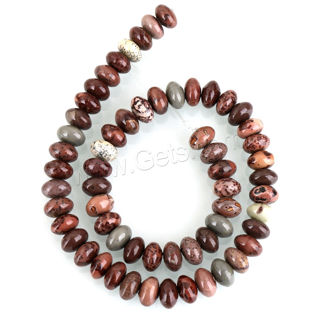 Perles de pierre gemme unique, Artistique rouge, abaque, normes différentes pour le choix, Vendu par brin