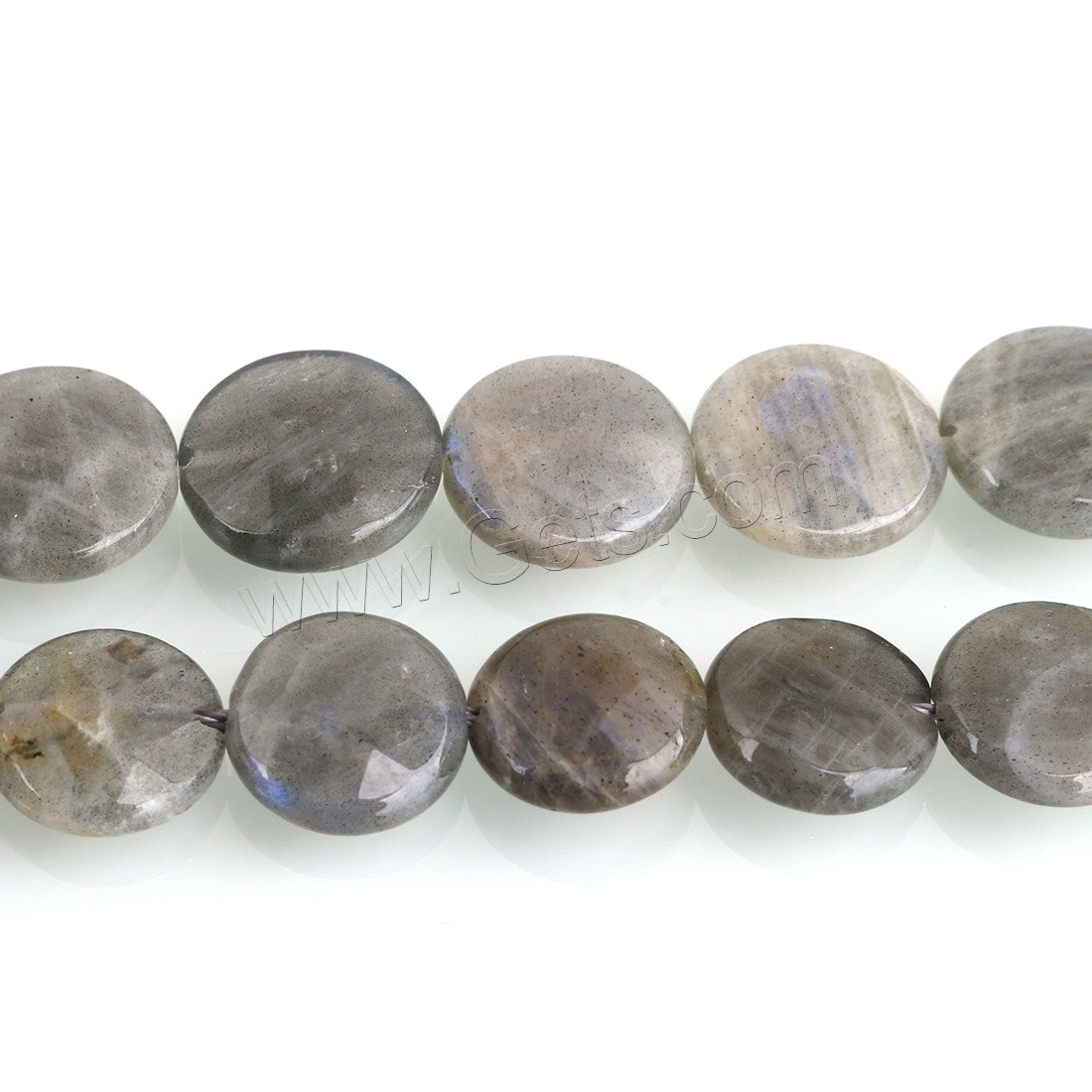 曹灰ビーズ, フラッシュ石, 楕円, 異なるサイズの選択, 穴:約 0.5mm, 長さ:約 15 インチ, 売り手 ストランド