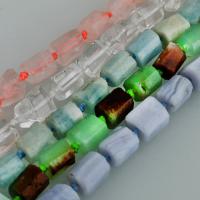 Mixed Gemstone Beads, Column & faceted, 6-8x5-7x5-7mm Approx 0.5mm Approx 14.5 Inch, Approx 