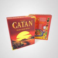 Paper Catan Boardgame Set, with Cardboard & Wood & Plastic 
