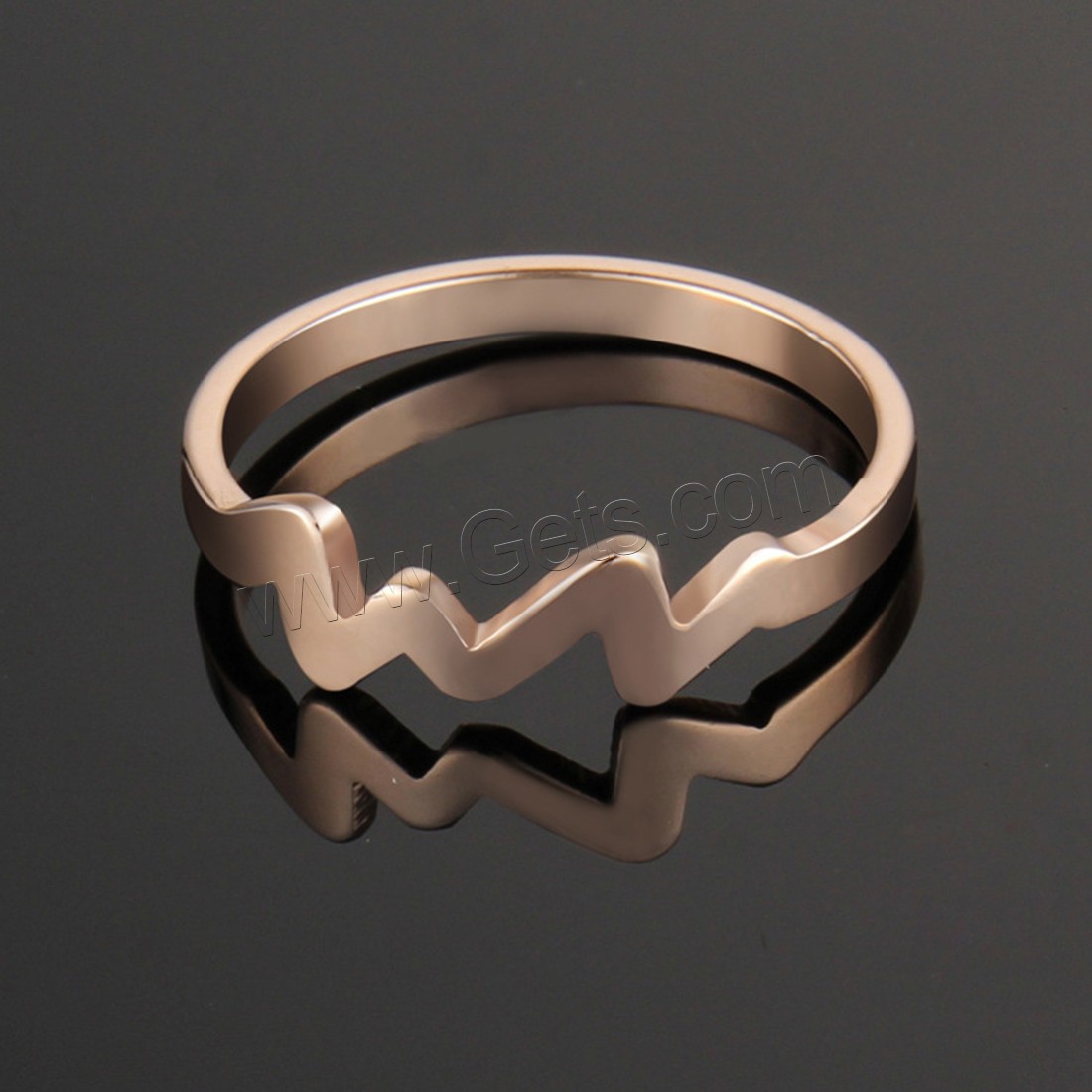 Titanium Steel Finger Ring, plated, different size for choice & for woman, more colors for choice, 5mm, Sold By PC
