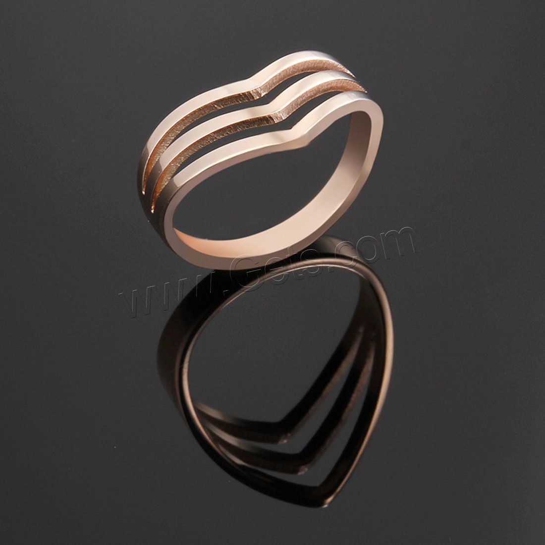 Titanium Steel Finger Ring, plated, different size for choice & for woman, more colors for choice, 12mm, Sold By PC