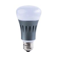 plástico PVC Bombilla LED, utilizar la bombilla E27 & con luz LED, plateado, 60x115mm, Vendido por UD