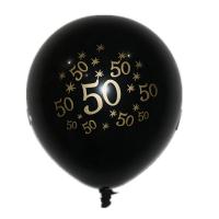 Ballon en nylon, PVC souple, noire, 250mm Vendu par sac