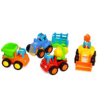 Home Decor Collectible Vehicle Model Decoration, ABS Plastic, with Plastic, 4 pieces & for children    