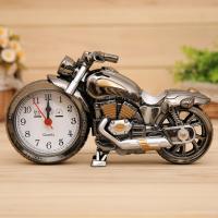 Plastic Alarm Clock, Motorcycle, plated 