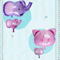 Nylon Luftballon, Alufolie, verschiedene Stile für Wahl, keine, 12PCs/Tasche, verkauft von Tasche