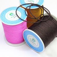 Cuerda de Nylon, cordón de nylon, con carrete de plástico, más colores para la opción, 1.8mm, aproximado 48m/Carrete, Vendido por Carrete