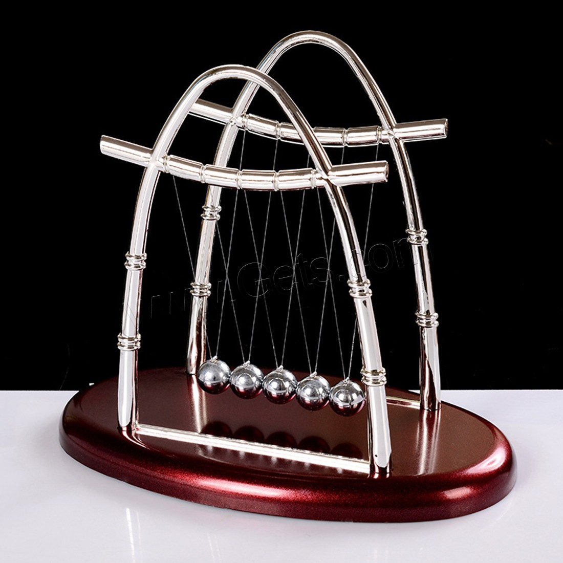 Plastic Newton Cradle Balance Balls, with Metal Alloy, injection moulding, different size for choice, Sold By PC