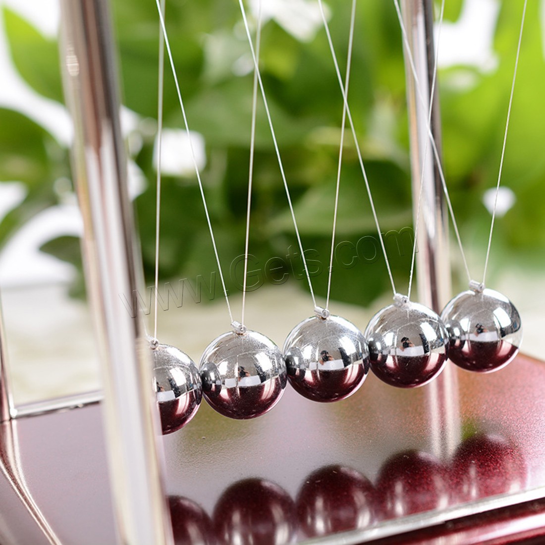 Plastic Newton Cradle Balance Balls, with Metal Alloy, injection moulding, different size for choice, Sold By PC