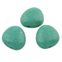 Acrylic Jewelry Beads, Triangle, green Approx 1mm, Approx 