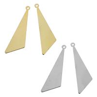 Brass Jewelry Pendants, Triangle, plated Approx 0.9mm 