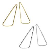 Filigrane Messing Anschluss, Dreieck, plattiert, 1/1-Schleife, keine, 15x37x1mm, verkauft von PC
