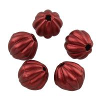 Imitation Pearl Acrylic Beads, red Approx 0.5mm, Approx 