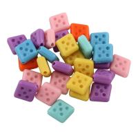 Solid Color Acrylic Beads, Rhombus, mixed colors Approx 0.5mm, Approx 