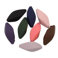 Gummierte Acryl-Perlen, Acryl, Olive, gemischte Farben, 23x9x9mm, Bohrung:ca. 0.5mm, ca. 470PCs/Tasche, verkauft von Tasche
