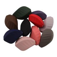 perles acryliques caoutchoutées, Acrylique, normes différentes pour le choix, couleurs mélangées Environ 2mm, Vendu par sac