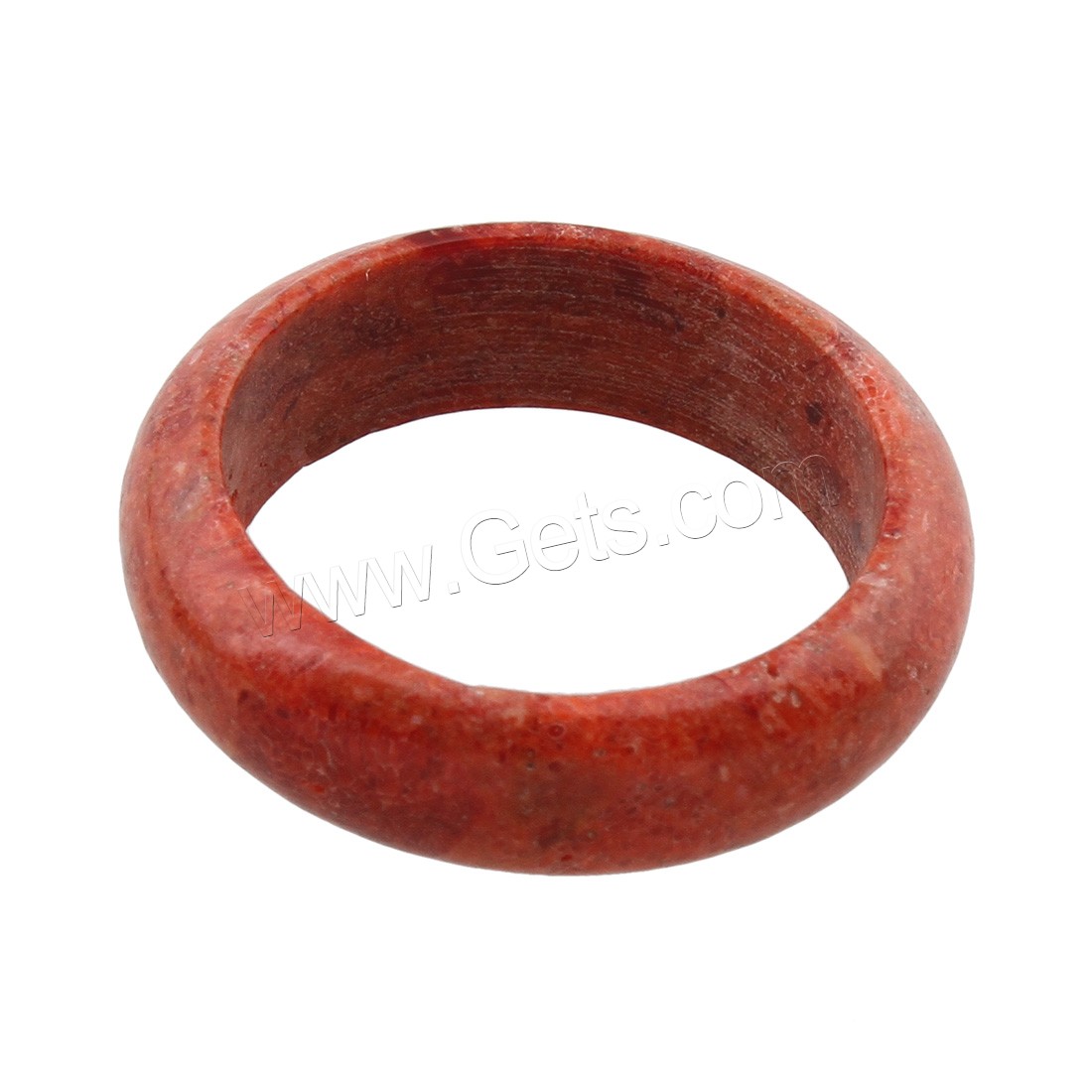 Natural Coral Finger Ring, Donut, Unisex & different size for choice, 8mm, Sold By Strand