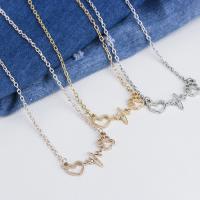 Zinc Alloy Necklace, zinc alloy lobster clasp, with 1.9lnch extender chain, plated, oval chain & for woman Approx 17.7 Inch 