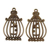 Zinc Alloy Jewelry Pendants, Cage, antique bronze color plated, lead & cadmium free Approx 1mm 