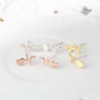 Zinc Alloy Stud Earring, plated, for woman 