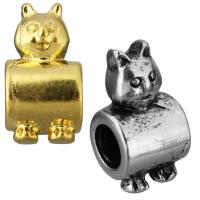 Stainless Steel European Beads, Rabbit, plated, without troll Approx 5mm 