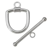 Stainless Steel Toggle Clasp, original color  Approx 3mm, 2.5mm 