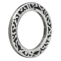 Soldered Stainless Steel Jump Ring, Donut, enamel, original color Approx 15mm 