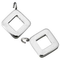 Stainless Steel Cuff Earring Finding, Rhombus, original color Approx 2mm 
