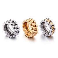 Титан Сталь палец кольцо, титан, Другое покрытие, полировка & разный размер для выбора & Мужский, Много цветов для выбора, 10mm, продается PC