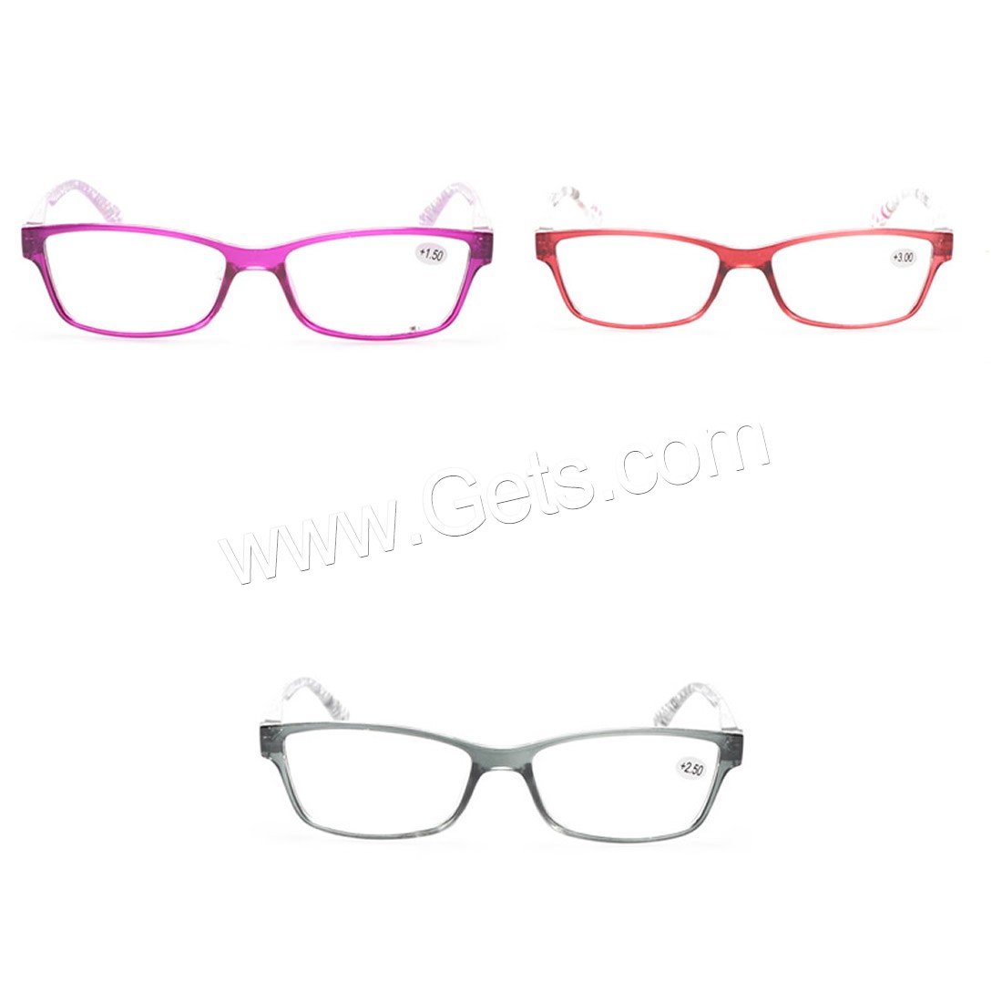 PC Kunststoff Presbyopie Brille, mit PC Kunststofflinse, Koreanischen Stil & unterschiedlichen Grad der Wahl & unisex, keine, 138x135x30mm, verkauft von PC