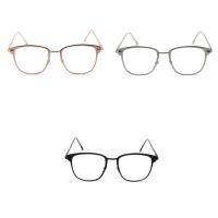 Metal Alloy Presbyopic Glasses, with Glass, vintage & Korean style & Unisex 