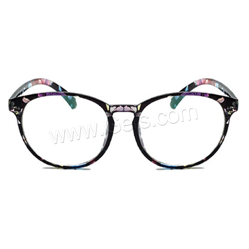 Clear Plain Glasses, PC Plastic, with Resin, vintage & Unisex & different designs for choice, 147x139x47mm, Sold By PC