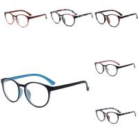 Klare Plain Gläser, PC Kunststoff, mit Harz, Brille, Vintage & unisex & verschiedene Muster für Wahl, 147x139x47mm, verkauft von PC