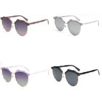 Mode Sonnenbrillen, PC Kunststoff, mit Metallisches Legieren, ultraviolette Anti & unisex, keine, 141x146x50mm, verkauft von PC