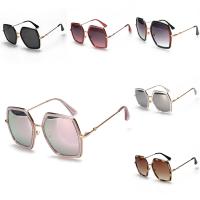 Mode Sonnenbrillen, Metallisches Legieren, mit PC Kunststoff, ultraviolette Anti & verschiedene Muster für Wahl & für Frau, 136x149x59mm, verkauft von PC