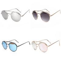 Fashion Sunglasses, Metal Alloy, with Resin, Unisex & for couple 