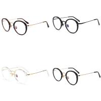 Clear Plain Glasses, Metal Alloy, with PC Plastic, vintage & Unisex 
