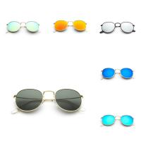 Mode Sonnenbrillen, Metallisches Legieren, mit Acryl, plattiert, Bruchbeweis & unisex, keine, 132x131x44mm, verkauft von PC