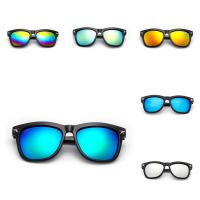 Gafas de sol de moda, Plástico PC, con Acrílico, unisexo, más colores para la opción, 150x139x55mm, Vendido por UD