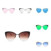 Mode Sonnenbrillen, Metallisches Legieren, mit Acryl, plattiert, Bruchbeweis & unisex, keine, 145x133x50mm, verkauft von PC