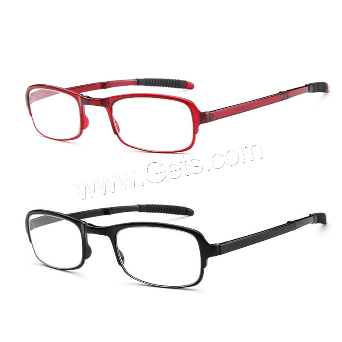 PC пластик Presbyopic очки, Очки, Портативный & Складной & разная степень по выбору & Мужская, Много цветов для выбора, 132x130x28mm, продается PC