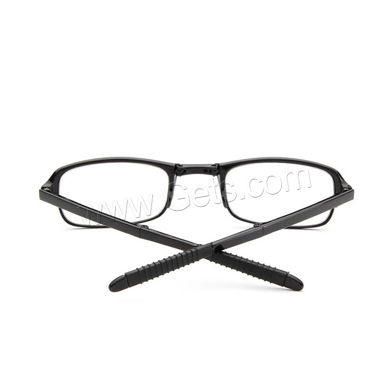 PC Plastic Presbyopic Glasses, portable & Collapsible & different degree for choice & Unisex, more colors for choice, 132x130x28mm, Sold By PC