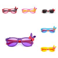 Gafas de sol de moda, Plástico PC, con Acrílico, para  los niños, más colores para la opción, 127x120x41mm, Vendido por UD